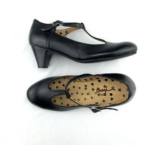 Bangi Handmade Leather Shoes Salsa Black  6.5  37